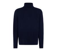 T-Shirt PIERRE CARDIN "Pierre Cardin T-Shirt", Herren, Gr. M, blau (salute), Obermaterial: 95% Baumwolle CO. 5% Elasthan EL., uni, regular fit, Shirts T-Shirt, Mit Rollkragen (27654966-M) salute