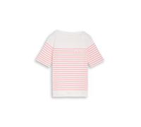 T-shirt placed stripe boat nec M