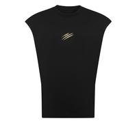 T-Shirt PLEIN SPORT "Kapuzen-Tanktop", Herren, Gr. 4XL, schwarz (0294, schwarz, lightgold), Obermaterial: 100% Baumwolle, Shirts T-Shirt (46130244-4XL) 0294, schwarz, lightgold