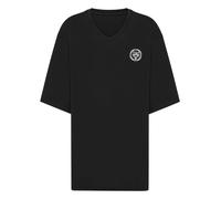 PLEIN SPORT Kurzarm-V-Ausschnitt-T-Shirt (PAEC-MTK8325-STE001N) XL 02 | black