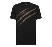PLEIN SPORT T-Shirt SCRATCH (SAEC-MTK8008-STE001N) 5XL 0293 | black/lightgold