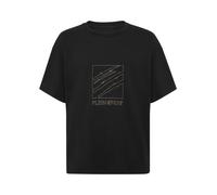 PLEIN SPORT T-Shirt Rundhalsausschnitt Ss SCRATCH (AAEC-MTK8765-STE001N) L 0293 | black/lightgold