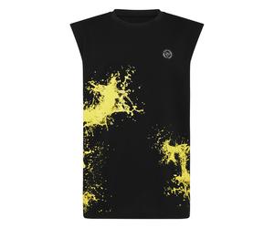 T-Shirt PLEIN SPORT "Splash", Herren, Gr. 3XL, schwarz (02, schwarz), Obermaterial: 100% Baumwolle, Shirts T-Shirt (55569340-XXXL) 02, schwarz