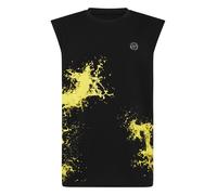 T-Shirt PLEIN SPORT "Splash", Herren, Gr. XXL, schwarz (02, schwarz), Obermaterial: 100% Baumwolle, Shirts T-Shirt (55569340-XXL) 02, schwarz