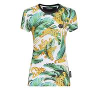 T-Shirt PLEIN SPORT "T-Shirt", Damen, Gr. S, bunt (21, multicolor), Obermaterial: 100% Baumwolle, Shirts T-Shirt (60194155-S) 21, multicolor