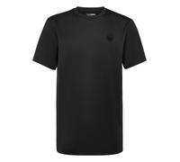 T-Shirt PLEIN SPORT "T-Shirt Rundhalsausschnitt Ss", Damen, Gr. 4XL, 02, schwarz, Obermaterial: 90% Polyester, 10% Elasthan, Shirts T-Shirt (35877602-4XL) 02, schwarz