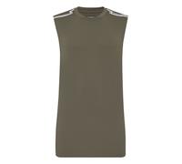 T-Shirt PLEIN SPORT "Tanktop", Herren, Gr. 5XL, braun (65, military), Obermaterial: 86% Polyamid, 14% Elasthan, Shirts T-Shirt (32373534-5XL) 65, military
