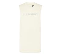 T-Shirt PLEIN SPORT "Tanktop", Herren, Gr. 5XL, grau (10, grau), Obermaterial: 89% Polyester, 11% Elasthan, Shirts T-Shirt (30208538-5XL) 10, grau