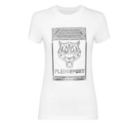 PLEIN SPORT Damen Shirt TIGER (PP2125) XS Wei?