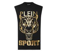 T-Shirt PLEIN SPORT "Tiger", Herren, Gr. 3XL, schwarz (02, schwarz), Obermaterial: 100% Baumwolle, Shirts T-Shirt (88718524-XXXL) 02, schwarz
