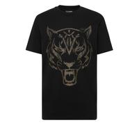 PLEIN SPORT Rundhals-T-Shirt TIGER (SAEC-MTK8009-STE001N) XL 0293 | black/lightgold