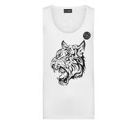 T-Shirt PLEIN SPORT "Tiger", Jungen, Gr. 4XL, schwarz-weiß (0102, weiß, schwarz), Obermaterial: 100% Baumwolle, Shirts T-Shirt (42902246-4XL) 0102, weiß, schwarz