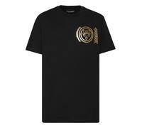 T-Shirt PLEIN SPORT "Tiger", Jungen, Gr. L, schwarz (0293, schwarz, lightgold), Obermaterial: 100% Baumwolle, Shirts T-Shirt (12320159-L) 0293, schwarz, lightgold