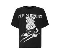 T-Shirt PLEIN SPORT "Tiger", Jungen, Gr. M, schwarz (02, schwarz), Obermaterial: 100% Baumwolle, Shirts T-Shirt (29880833-M) 02, schwarz