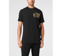 T-Shirt PLEIN SPORT "Tiger", Jungen, Gr. S, 0293, schwarz, lightgold, Obermaterial: 100% Baumwolle, Shirts T-Shirt (12320159-S) 0293, schwarz, lightgold