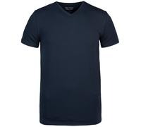 T-Shirt PME LEGEND "2-packbasict-shirt", Damen, Gr. XXL, blau (schwarz sapphire), Jersey, Obermaterial: 95% Baumwolle, 5% Elasthan, unifarben, Basic, eng, V-Ausschnitt, Shirts T-Shirt (95962439-XXL) s