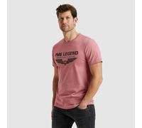 T-Shirt PME LEGEND, Damen, Gr. L, rosa (rose wine), Jersey, Obermaterial: 95% Baumwolle, 5% Elasthan, schmal normal, Rundhals, eingesetzt Bündchen, Shirts T-Shirt, klassischer Rundhalsausschnitt (6323