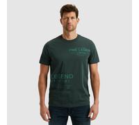 T-Shirt PME LEGEND, Herren, Gr. L, grün (grün gables), Jersey, Obermaterial: 100% Baumwolle, bedruckt, regular fit taillenbedeckt, Rundhals, gerader Abschluss, Shirts T-Shirt, mit All-Over Print (6101