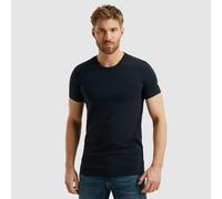 T-Shirt PME LEGEND "PME 2-packbasict-shirt", Jungen, Gr. 3XL, blau (schwarz sapphire), Jersey, Obermaterial: 95% Baumwolle, 5% Elasthan, unifarben, regular fit normal, Rundhals, Shirts T-Shirt (431494