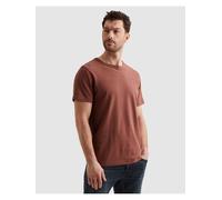 T-Shirt PME LEGEND "Short Sleeve Jacquard Striped", Jungen, Gr. XL, roan rouge, Web, Obermaterial: 100% Baumwolle, unifarben, regular fit normal, Rundhals, Shirts T-Shirt, mit Rundhals, Baumwoll-Quali