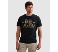PME Legend Herren Rundhals T-Shirt Short Sleeve R-Neck Big Art Package, Größe:3XL, Farbe:PTSS2604596-5282 Carbon