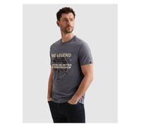T-Shirt PME LEGEND "Short Sleeve R-Neck Heavy Jersey", Jungen, Gr. L, grau (folkstone grau), Jersey, Obermaterial: 100% Baumwolle, bedruckt, regular fit hüftbedeckend, Rundhals, Shirts T-Shirt, mit Pr