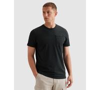 T-Shirt PME LEGEND "Short sleeve r-neck single jersey gd", Herren, Gr. L, schwarz (carbon), Jersey, Obermaterial: 100% Baumwolle, regular fit normal, Rundhals, gerader Abschluss, Shirts T-Shirt, mit L