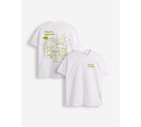 T-Shirt - Print - weiß L