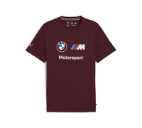 PUMA BMW M Motorsport Essentials Logo T-Shirt für Herren, Kleidung, Ruby Shimmer, S Red