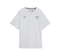 T-Shirt PUMA "BMW M MOTORSPORT Essentials T-Shirt Damen", Damen, Gr. XL, silber mist gray, Obermaterial: 100% Baumwolle. Rippe: 20% Polyester, 80% Baumwolle, relaxed fit, Rundhals, Shirts T-Shirt (186