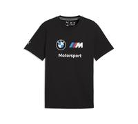 T-Shirt PUMA "BMW M MOTORSPORT Essentials T-Shirt Herren", Herren, Gr. XXL, schwarz, Obermaterial: 100% Baumwolle. Rippe: 20% Polyester, 80% Baumwolle, clean, regular fit, Rundhals, Shirts T-Shirt (56