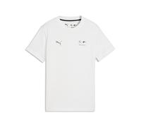 T-Shirt PUMA "BMW M MOTORSPORT Essentials T-Shirt Jugendliche", Jungen, Gr. 164, weiß, Obermaterial: 100% Baumwolle. Rippe: 80% Baumwolle, 20% Polyester, regular fit, Rundhals, Shirts T-Shirt (4005491