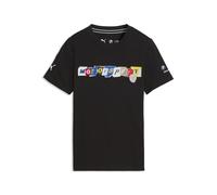 T-Shirt PUMA "BMW M MOTORSPORT Sportswear T-Shirt Jugendliche", Jungen, Gr. 128, schwarz, Obermaterial: 100% Baumwolle. Rippe: 71% Baumwolle, 29% Polyester, bedruckt, regular fit, Rundhals, Shirts T-S
