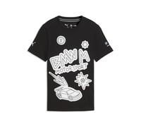 T-Shirt PUMA "BMW M MOTORSPORT Sportswear T-Shirt Jugendliche", Jungen, Gr. 164, schwarz, Obermaterial: 100% Baumwolle. Rippe: 29% Polyester, 71% Baumwolle, bedruckt, regular fit, Rundhals, Shirts T-S