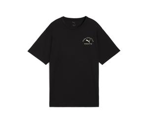 T-Shirt PUMA "CLASS RELAXED TEE", Damen, Gr. S, schwarz (puma schwarz), Jersey, Obermaterial: 100% Baumwolle, unifarben, relaxed fit normal, Rundhals, Shirts T-Shirt, Kurzarm, ohne Verschluss, Rundhal