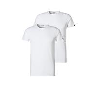 T-Shirt PUMA, Damen, Gr. S, weiß, Jersey, Obermaterial: 100% Baumwolle, unifarben, regular fit hüftbedeckend, Rundhals, Shirts T-Shirt, Rundhalsausschnitt, Kurzarm, Regular Fit, elastisch (40854828-S)
