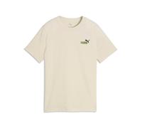 T-Shirt PUMA "ESS 2 COLOR SMALL NO 1 LOGO TEE B", Jungen, Gr. 152, alpine snow, Jersey, Obermaterial: 100% Baumwolle, bedruckt, regular fit normal, Rundhals, Shirts T-Shirt, mit Rundhalsausschnitt, Ku