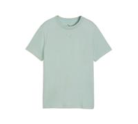 T-Shirt PUMA "ESS CENTERED CAT LOGO TEE G", Mädchen, Gr. 176, crme de mint, Jersey, Obermaterial: 100% Baumwolle, unifarben, regular fit normal, Rundhals, Shirts T-Shirt, mit Kapuze, Kurzarm, minimali