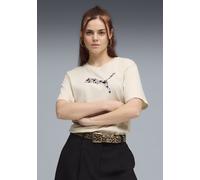 Puma ESSENTIALS GRAPHIC ANIMAL RELAXED TEE T-Shirt für Damen, beige, größe XL