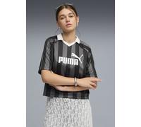 Puma Ess Kurzarm-t-shirt Mit V-ausschnitt