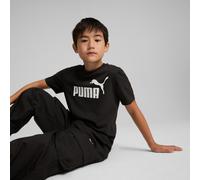 T-Shirt PUMA "ESS NO. 1 LOGO TEE B", Jungen, Gr. 140, schwarz (puma schwarz), Jersey, Obermaterial: 100% Baumwolle, bedruckt, regular fit normal, Rundhals, Shirts T-Shirt, Regular Fit, Kurzarm, für Ju