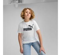 T-Shirt PUMA "ESS NO. 1 LOGO TEE B", Jungen, Gr. 152, weiß (puma weiß), Jersey, Obermaterial: 100% Baumwolle, unifarben, regular fit normal, Rundhals, Shirts T-Shirt, Regular Fit, Kurzarm, für Jugendl