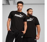 T-Shirt PUMA "ESS NO. 1 LOGO TEE", Damen, Gr. S, schwarz (puma schwarz), Jersey, Obermaterial: 100% Baumwolle, bedruckt, regular fit normal, Rundhals, Shirts T-Shirt, sportlicher Stil, Rundhalsausschn