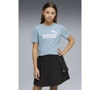 T-Shirt PUMA "ESS NO. 1 LOGO TEE G", Mädchen, Gr. 152, seafoam, Jersey, Obermaterial: 100% Baumwolle, bedruckt, regular fit normal, Rundhals, Shirts T-Shirt, Regular Fit, Kurzarm, für Jugendliche, Run