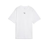 T-Shirt PUMA "ESS Relaxed T-Shirt Damen", Damen, Gr. S, weiß, Obermaterial: 100% Baumwolle. Kragen: 30% Polyester, 70% Baumwolle, clean, relaxed fit, Rundhals, Shirts T-Shirt (84635651-S) weiß