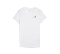 T-Shirt PUMA "ESS Small No. 1 Logo T-Shirt Damen", Damen, Gr. M, weiß, Obermaterial: 100% Baumwolle. Kragen: 70% Baumwolle, 30% Polyester, clean, regular fit, Rundhals, Shirts T-Shirt (61178148-M) wei