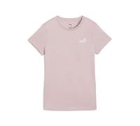 T-Shirt PUMA "ESS SMALL NO 1 LOGO TEE S", Damen, Gr. M, misty pink, Jersey, Obermaterial: 100% Baumwolle, unifarben, regular fit normal, Rundhals, Shirts T-Shirt, Kurzarm, aus Baumwolle, mit Rundhalsa