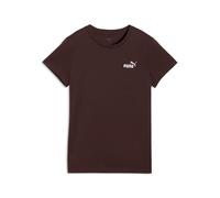 T-Shirt PUMA "ESS SMALL NO 1 LOGO TEE S", Damen, Gr. XL, chocolate fondue, Jersey, Obermaterial: 100% Baumwolle, unifarben, regular fit normal, Rundhals, Shirts T-Shirt, Kurzarm, aus Baumwolle, mit Ru