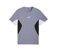 T-Shirt PUMA "Essentials Block T-Shirt Herren", Herren, Gr. S, gray sky, Obermaterial: 100% Baumwolle. Rippe: 71% Baumwolle, 29% Polyester, regular fit, Rundhals, Shirts T-Shirt (67402420-S) gray sky