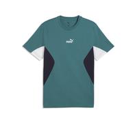 Puma - Bekleidung ESS BLOCK Tee - Grün - Größe XL